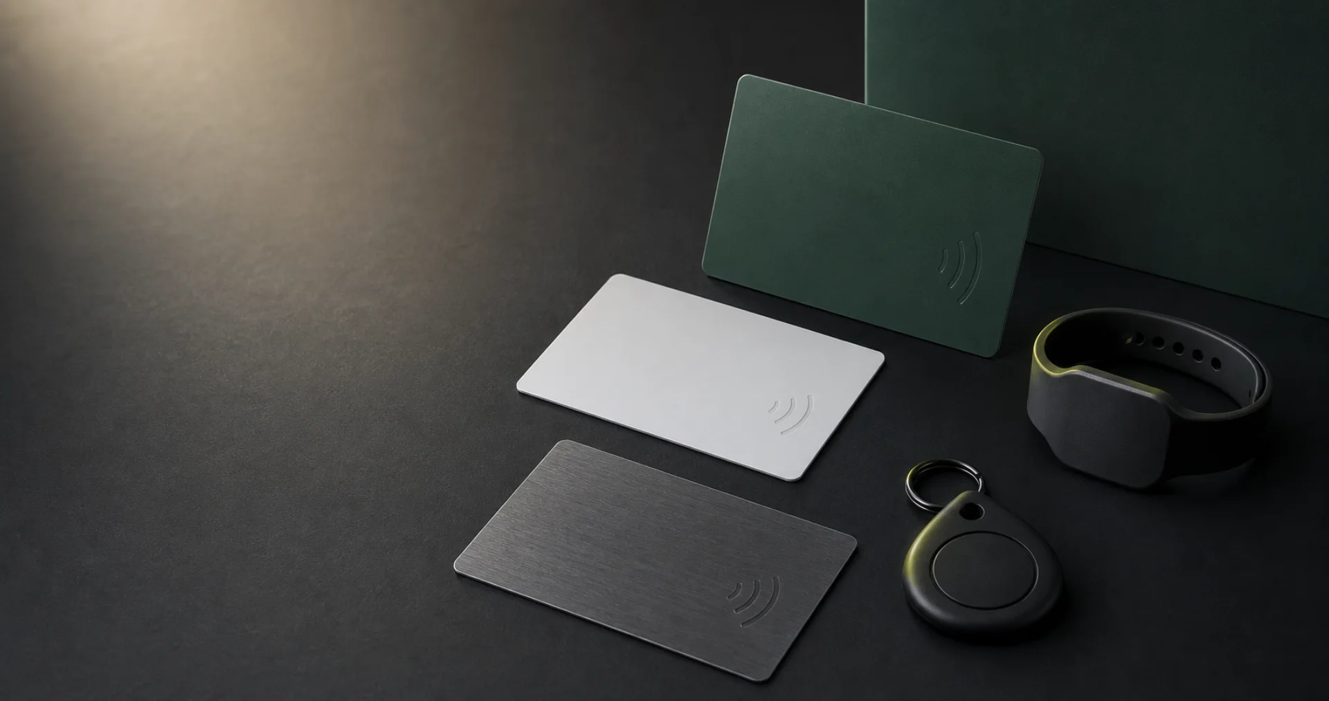 Credenciales RFID genéricas sin marcas