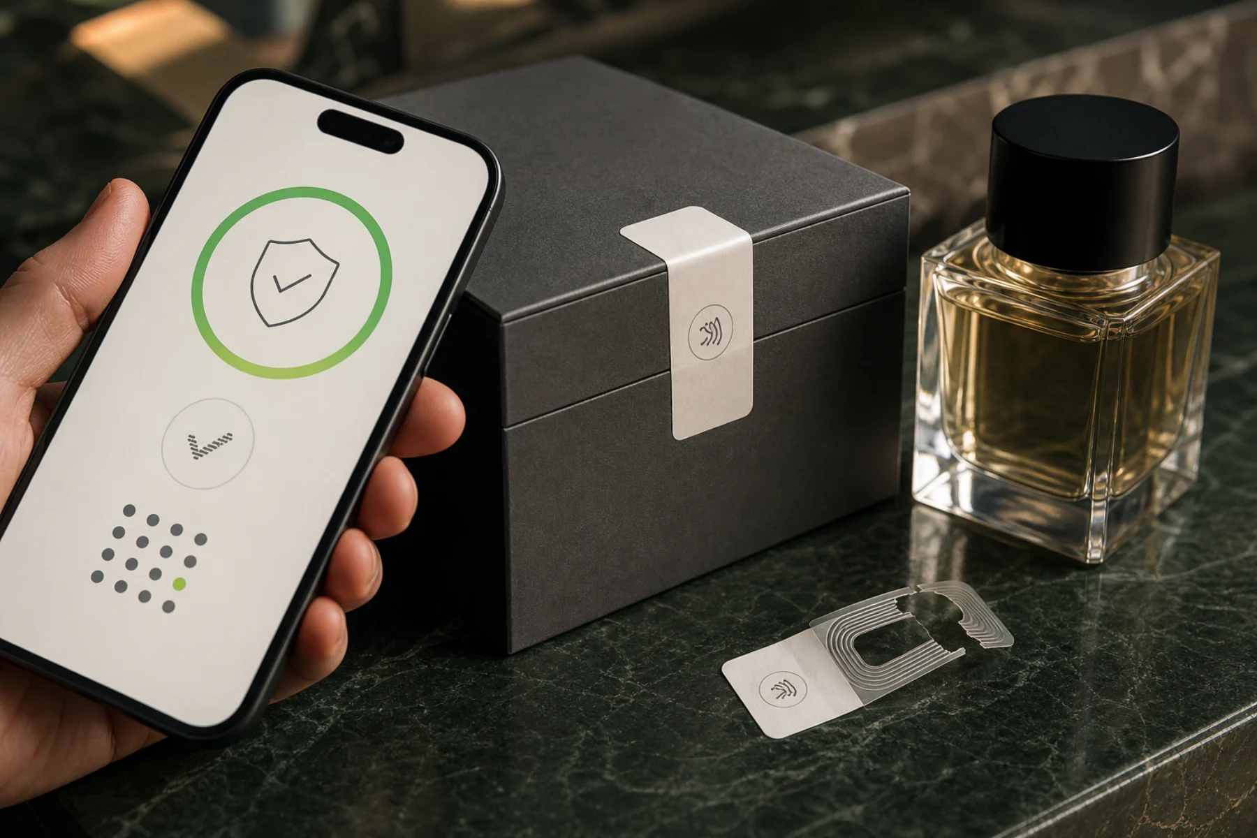 Una experiencia de autenticidad necesita controles adicionales al enlace que abre el teléfono.