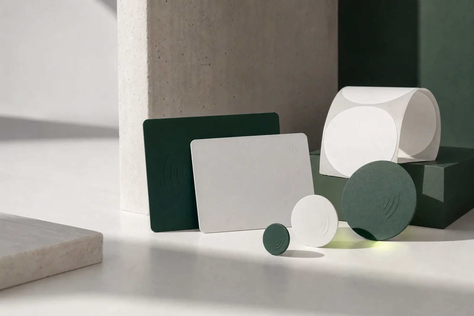 Tarjetas y etiquetas NFC personalizadas sin marcas